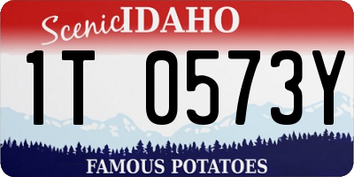 ID license plate 1T0573Y