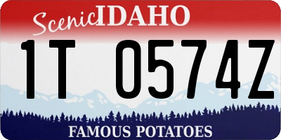 ID license plate 1T0574Z