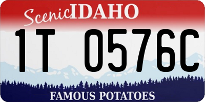 ID license plate 1T0576C