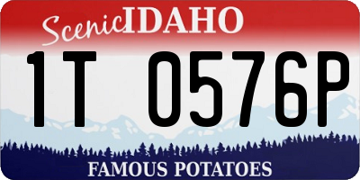 ID license plate 1T0576P