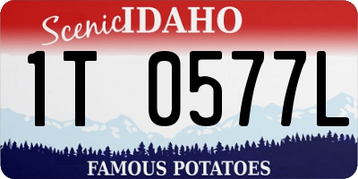ID license plate 1T0577L