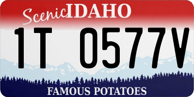 ID license plate 1T0577V