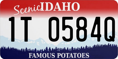 ID license plate 1T0584Q