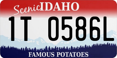 ID license plate 1T0586L