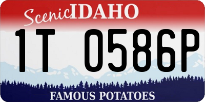 ID license plate 1T0586P