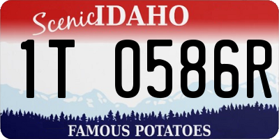 ID license plate 1T0586R