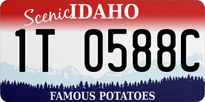 ID license plate 1T0588C
