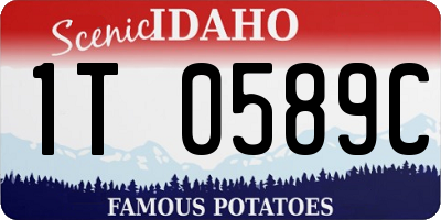 ID license plate 1T0589C
