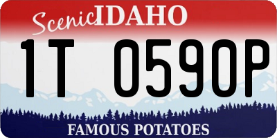 ID license plate 1T0590P