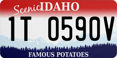 ID license plate 1T0590V