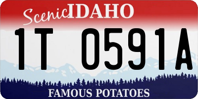 ID license plate 1T0591A