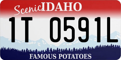 ID license plate 1T0591L