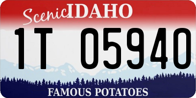 ID license plate 1T0594O