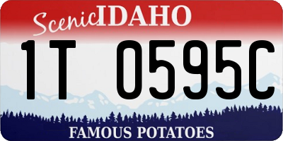 ID license plate 1T0595C