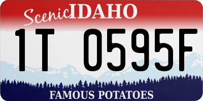 ID license plate 1T0595F