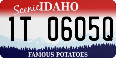 ID license plate 1T0605Q