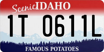 ID license plate 1T0611L