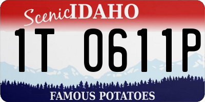 ID license plate 1T0611P