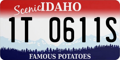 ID license plate 1T0611S
