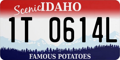 ID license plate 1T0614L