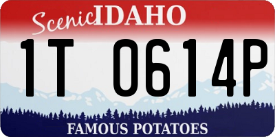 ID license plate 1T0614P