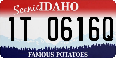 ID license plate 1T0616Q