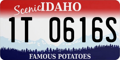 ID license plate 1T0616S