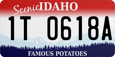 ID license plate 1T0618A