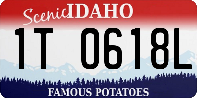 ID license plate 1T0618L
