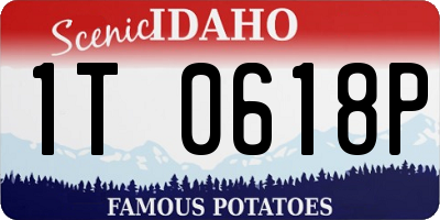 ID license plate 1T0618P