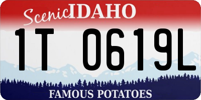 ID license plate 1T0619L