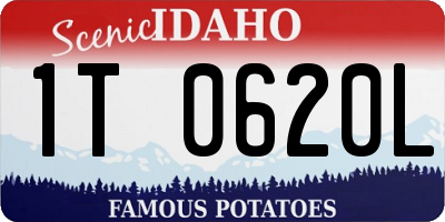 ID license plate 1T0620L