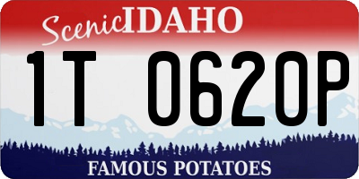 ID license plate 1T0620P