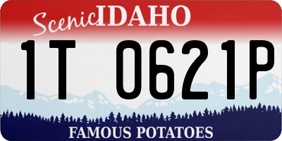 ID license plate 1T0621P