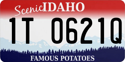 ID license plate 1T0621Q