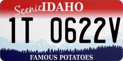 ID license plate 1T0622V