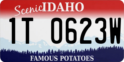 ID license plate 1T0623W
