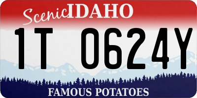 ID license plate 1T0624Y