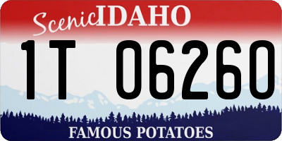 ID license plate 1T0626O