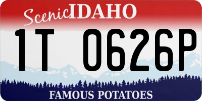 ID license plate 1T0626P