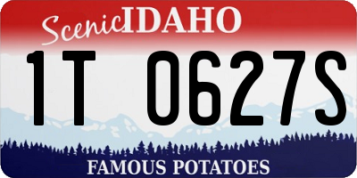 ID license plate 1T0627S