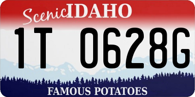 ID license plate 1T0628G