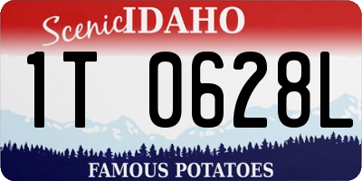 ID license plate 1T0628L