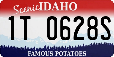ID license plate 1T0628S