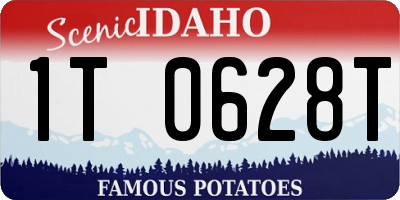 ID license plate 1T0628T