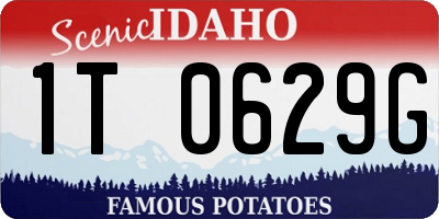 ID license plate 1T0629G