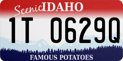 ID license plate 1T0629Q