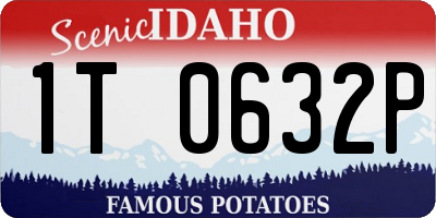 ID license plate 1T0632P