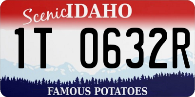 ID license plate 1T0632R