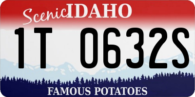ID license plate 1T0632S